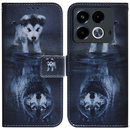 เคสโทรศัพท์หนังพลิกวาดสี, For Infinix Note 40 4G, For Infinix Hot 40 / 40 Pro, For Infinix Smart 7 India / 7 Plus, For Infinix Smart 7 HD