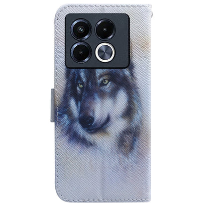 เคสโทรศัพท์หนังพลิกวาดสี, For Infinix Note 40 5G, For Infinix GT 20 Pro, For Infinix Note 40 Pro 5G / 40 Pro 4G, For Infinix Note 40 Pro+ 5G