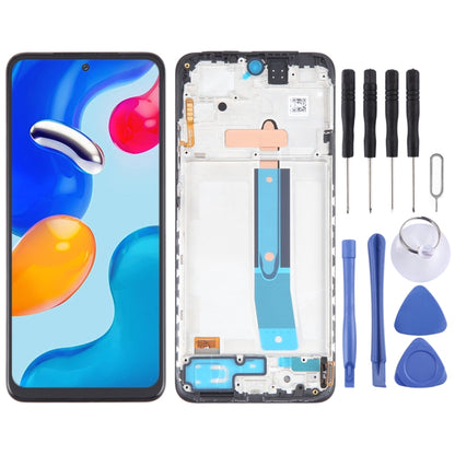 หน้าจอ LCD วัสดุ OLED สำหรับชุดประกอบ Digitizer พร้อมกรอบ, For Xiaomi Redmi Note 11 4G, For Xiaomi Poco M4 Pro 4G, For Xiaomi Redmi Note 11S 4G, For Xiaomi Redmi Note 10 Pro 4G, For Xiaomi Redmi Note 10 Pro Max, For Xiaomi Redmi Note 10 Pro India      ...