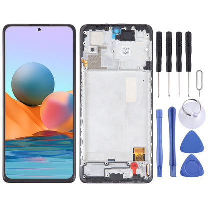 หน้าจอ LCD วัสดุ OLED สำหรับชุดประกอบ Digitizer พร้อมกรอบ, For Xiaomi Redmi Note 11 4G, For Xiaomi Poco M4 Pro 4G, For Xiaomi Redmi Note 11S 4G, For Xiaomi Redmi Note 10 Pro 4G, For Xiaomi Redmi Note 10 Pro Max, For Xiaomi Redmi Note 10 Pro India      ...