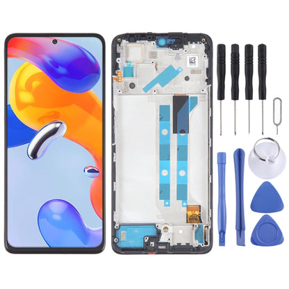 หน้าจอ LCD วัสดุ OLED สำหรับชุดประกอบ Digitizer พร้อมกรอบ, For Xiaomi Redmi Note 11 4G, For Xiaomi Poco M4 Pro 4G, For Xiaomi Redmi Note 11S 4G, For Xiaomi Redmi Note 10 Pro 4G, For Xiaomi Redmi Note 10 Pro Max, For Xiaomi Redmi Note 10 Pro India      ...