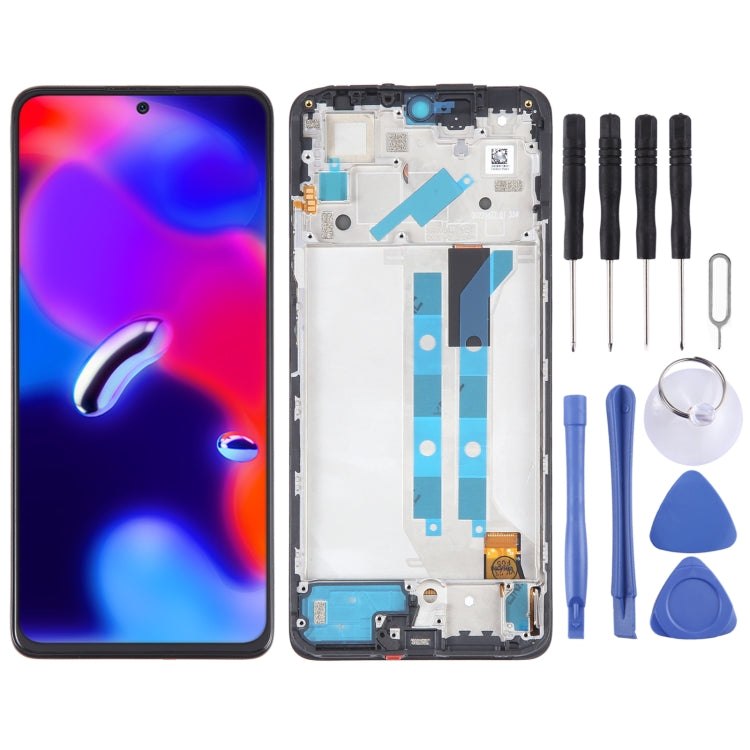 หน้าจอ LCD วัสดุ OLED สำหรับชุดประกอบ Digitizer พร้อมกรอบ, For Xiaomi Redmi Note 11 4G, For Xiaomi Poco M4 Pro 4G, For Xiaomi Redmi Note 11S 4G, For Xiaomi Redmi Note 10 Pro 4G, For Xiaomi Redmi Note 10 Pro Max, For Xiaomi Redmi Note 10 Pro India      ...