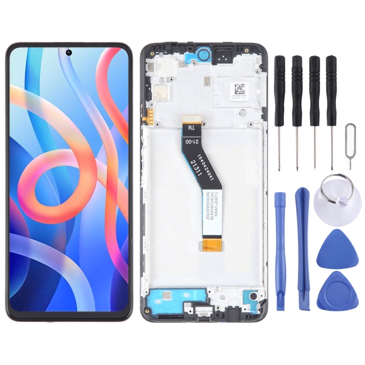 หน้าจอ LCD วัสดุ OLED สำหรับชุดประกอบ Digitizer พร้อมกรอบ, For Xiaomi Redmi Note 11 4G, For Xiaomi Poco M4 Pro 4G, For Xiaomi Redmi Note 11S 4G, For Xiaomi Redmi Note 10 Pro 4G, For Xiaomi Redmi Note 10 Pro Max, For Xiaomi Redmi Note 10 Pro India      ...