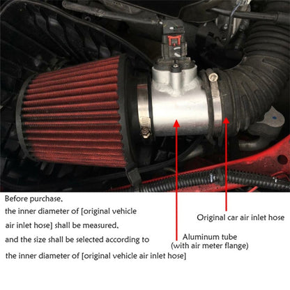 XH-UN603 รถดัดแปลงเครื่องยนต์ Air Flow Meter Flange Intake Sensor Base สำหรับ Honda / Toyota / Subaru / Mazda, 63mm, 70mm, 76mm