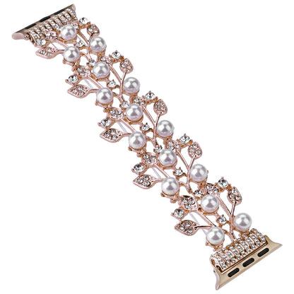 สายนาฬิกาโลหะลูกปัดสี่ใบ, For Apple Watch 6 40mm, For Apple Watch 6 44mm, For Apple Watch 5 44mm, For Apple Watch 5 40mm, For Apple Watch 4 44mm, For Apple Watch 4 40mm, For Apple Watch 3 38mm, For Apple Watch 3 42mm, For Apple Watch 2 42mm            ...