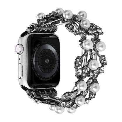 สายนาฬิกาโลหะลูกปัดสี่ใบ, For Apple Watch 6 40mm, For Apple Watch 6 44mm, For Apple Watch 5 44mm, For Apple Watch 5 40mm, For Apple Watch 4 44mm, For Apple Watch 4 40mm, For Apple Watch 3 38mm, For Apple Watch 3 42mm, For Apple Watch 2 42mm            ...