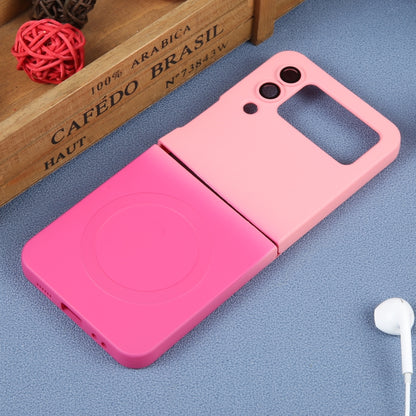 เคสโทรศัพท์ MagSafe ไล่โทนสีซิลิโคนเหลว TPU, For Samsung Galaxy Z Flip3 5G, For Samsung Galaxy Z Flip5, For Samsung Galaxy Z Flip4