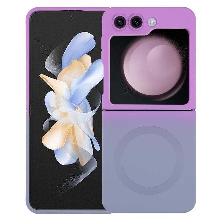เคสโทรศัพท์ MagSafe ไล่โทนสีซิลิโคนเหลว TPU, For Samsung Galaxy Z Flip3 5G, For Samsung Galaxy Z Flip5, For Samsung Galaxy Z Flip4