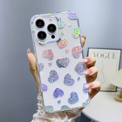 เคสโทรศัพท์ TPU ผงกลิตเตอร์ลิตเติ้ลสตาร์ซีรีส์, For iPhone 12 Pro Max, For iPhone 11, For iPhone 11 Pro Max