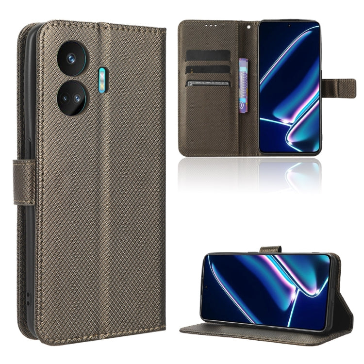 เคสโทรศัพท์หนังเนื้อเพชร, For Realme 11 Pro / 11 Pro+, For Realme C65 4G, For Realme GT Neo5 SE