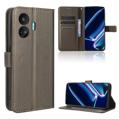 เคสโทรศัพท์หนังเนื้อเพชร, For Realme 11 Pro / 11 Pro+, For Realme C65 4G, For Realme GT Neo5 SE