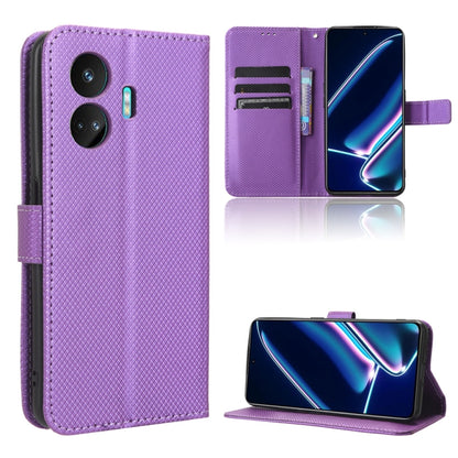 เคสโทรศัพท์หนังเนื้อเพชร, For Realme 11 Pro / 11 Pro+, For Realme C65 4G, For Realme GT Neo5 SE