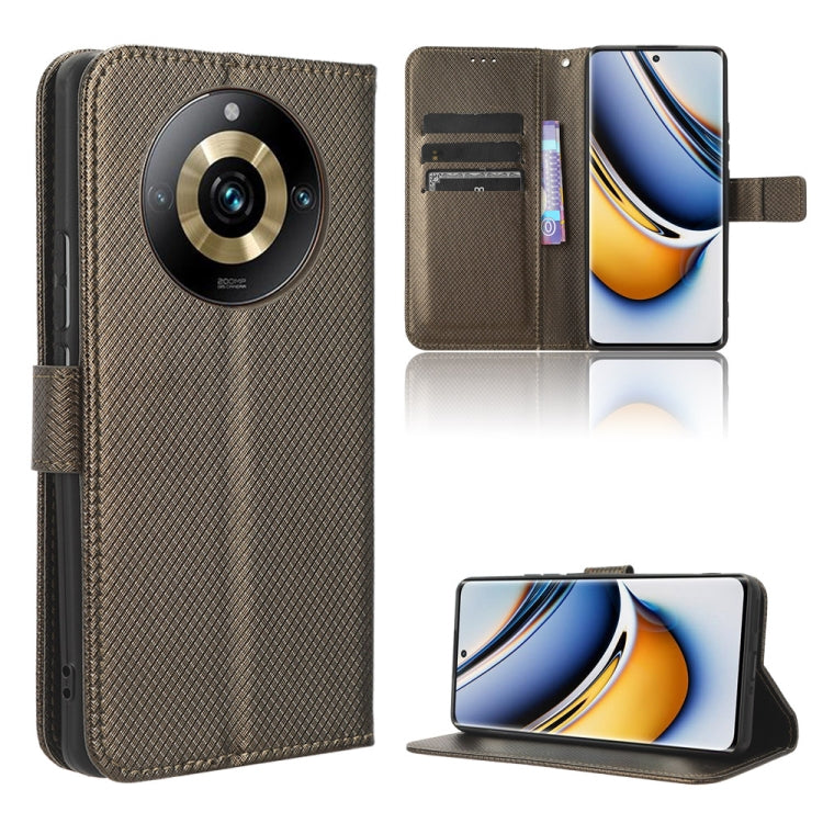 เคสโทรศัพท์หนังเนื้อเพชร, For Realme 11 Pro / 11 Pro+, For Realme C65 4G, For Realme GT Neo5 SE