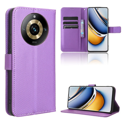 เคสโทรศัพท์หนังเนื้อเพชร, For Realme 11 Pro / 11 Pro+, For Realme C65 4G, For Realme GT Neo5 SE