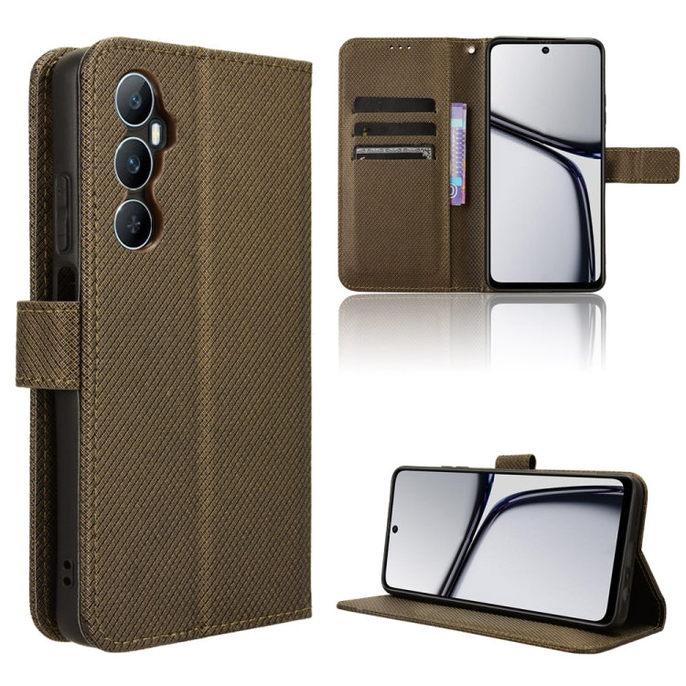 เคสโทรศัพท์หนังเนื้อเพชร, For Realme 11 Pro / 11 Pro+, For Realme C65 4G, For Realme GT Neo5 SE