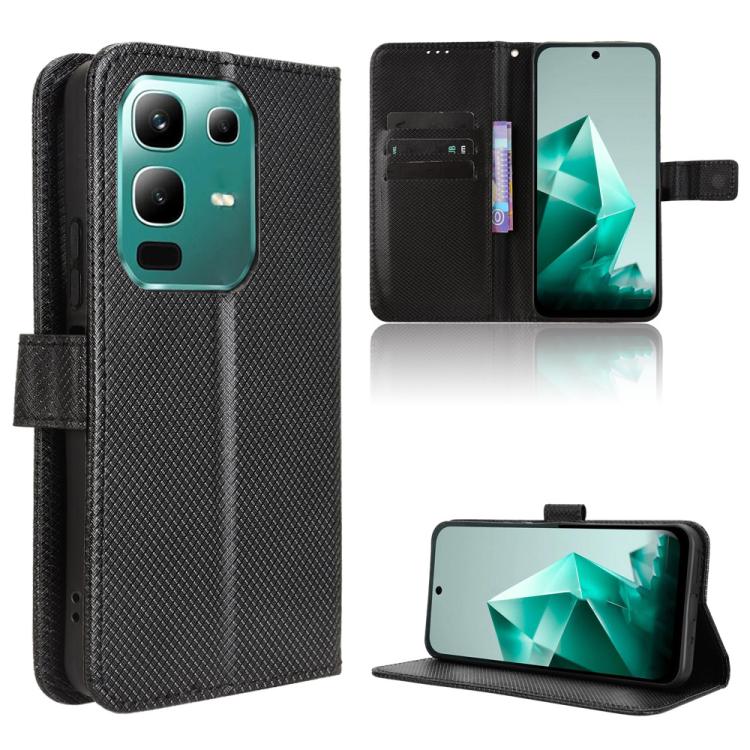 เคสโทรศัพท์หนังเนื้อเพชร, For Infinix Smart 10 Plus 4G, For Infinix Smart 10 / Tecno Pop 10 4G, For Infinix GT 30 Pro 5G, For Infinix Note 50s 5G, For Infinix Note 50x 5G, For Infinix Note 50 Pro+, For Infinix Note 50 4G / Note 50 Pro 4G               ...