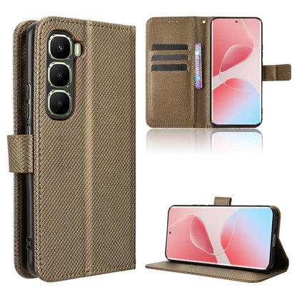 เคสโทรศัพท์หนังเนื้อเพชร, For Infinix GT 50 Pro 5G, For Infinix Note 60 Ultra 5G, For Infinix Note Edge 5G, For Infinix Smart 20 4G, For Infinix Note 60 / 60 Pro 5G, For Infinix Hot 60i 5G / Tecno Spark Go 5G, For Infinix Hot 60i 4G / Hot 60 5G        ...