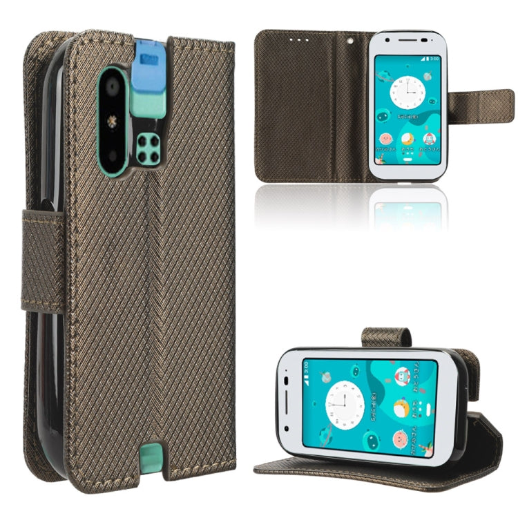 ซองโทรศัพท์หนังเนื้อเพชร, For Sharp Aquos R8 Pro / Leica Leitz Phone 3, For Sharp Aquos R8, For Sharp Mamorino6