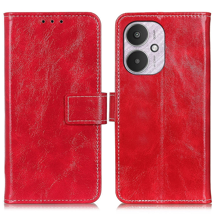 Retro Crazy Horse Texture เคสโทรศัพท์หนังพลิกแนวนอน, For Xiaomi Poco F6 / Redmi Turbo 3, For Xiaomi Poco F6 Pro, For Xiaomi Redmi K70 5G / K70 Pro 5G, For Xiaomi Redmi Note 13 Pro 4G/Poco M6 Pro 4G, For Xiaomi Redmi A3, For Xiaomi Redmi 13C            ...