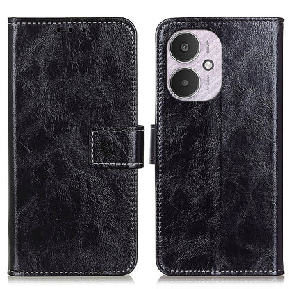 Retro Crazy Horse Texture เคสโทรศัพท์หนังพลิกแนวนอน, For Xiaomi Poco F6 / Redmi Turbo 3, For Xiaomi Poco F6 Pro, For Xiaomi Redmi K70 5G / K70 Pro 5G, For Xiaomi Redmi Note 13 Pro 4G/Poco M6 Pro 4G, For Xiaomi Redmi A3, For Xiaomi Redmi 13C            ...