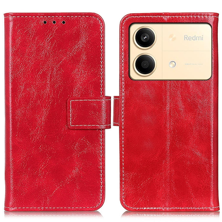 Retro Crazy Horse Texture เคสโทรศัพท์หนังพลิกแนวนอน, For Xiaomi Poco F6 / Redmi Turbo 3, For Xiaomi Poco F6 Pro, For Xiaomi Redmi K70 5G / K70 Pro 5G, For Xiaomi Redmi Note 13 Pro 4G/Poco M6 Pro 4G, For Xiaomi Redmi A3, For Xiaomi Redmi 13C            ...