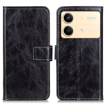 Retro Crazy Horse Texture เคสโทรศัพท์หนังพลิกแนวนอน, For Xiaomi Poco F6 / Redmi Turbo 3, For Xiaomi Poco F6 Pro, For Xiaomi Redmi K70 5G / K70 Pro 5G, For Xiaomi Redmi Note 13 Pro 4G/Poco M6 Pro 4G, For Xiaomi Redmi A3, For Xiaomi Redmi 13C            ...