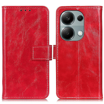 Retro Crazy Horse Texture เคสโทรศัพท์หนังพลิกแนวนอน, For Xiaomi Poco F6 / Redmi Turbo 3, For Xiaomi Poco F6 Pro, For Xiaomi Redmi K70 5G / K70 Pro 5G, For Xiaomi Redmi Note 13 Pro 4G/Poco M6 Pro 4G, For Xiaomi Redmi A3, For Xiaomi Redmi 13C            ...