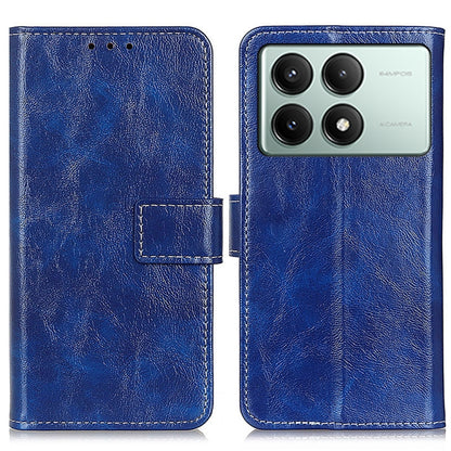 Retro Crazy Horse Texture เคสโทรศัพท์หนังพลิกแนวนอน, For Xiaomi Poco F6 / Redmi Turbo 3, For Xiaomi Poco F6 Pro, For Xiaomi Redmi K70 5G / K70 Pro 5G, For Xiaomi Redmi Note 13 Pro 4G/Poco M6 Pro 4G, For Xiaomi Redmi A3, For Xiaomi Redmi 13C            ...