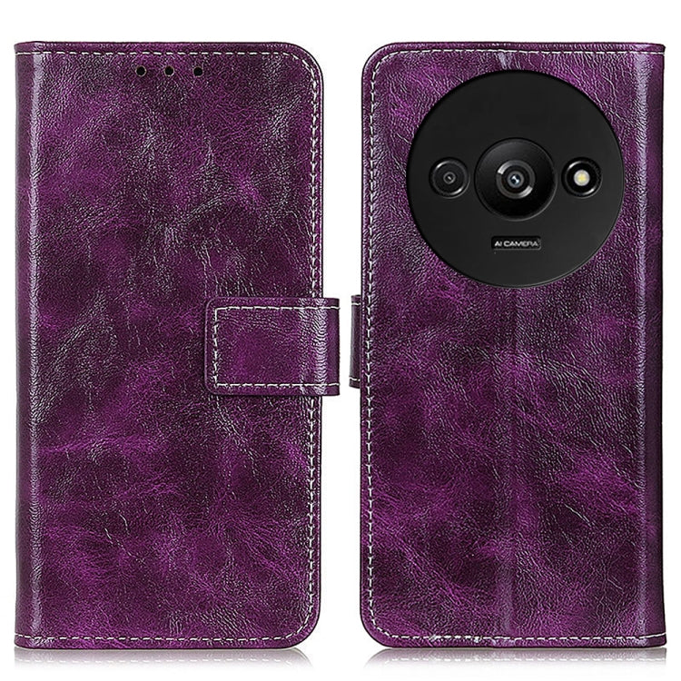 Retro Crazy Horse Texture เคสโทรศัพท์หนังพลิกแนวนอน, For Xiaomi Poco F6 / Redmi Turbo 3, For Xiaomi Poco F6 Pro, For Xiaomi Redmi K70 5G / K70 Pro 5G, For Xiaomi Redmi Note 13 Pro 4G/Poco M6 Pro 4G, For Xiaomi Redmi A3, For Xiaomi Redmi 13C            ...