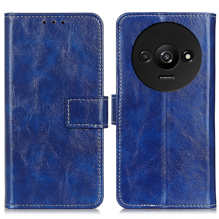 Retro Crazy Horse Texture เคสโทรศัพท์หนังพลิกแนวนอน, For Xiaomi Poco F6 / Redmi Turbo 3, For Xiaomi Poco F6 Pro, For Xiaomi Redmi K70 5G / K70 Pro 5G, For Xiaomi Redmi Note 13 Pro 4G/Poco M6 Pro 4G, For Xiaomi Redmi A3, For Xiaomi Redmi 13C            ...