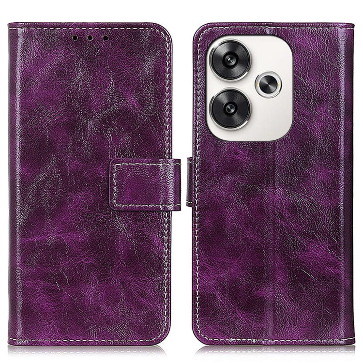 Retro Crazy Horse Texture เคสโทรศัพท์หนังพลิกแนวนอน, For Xiaomi Poco F6 / Redmi Turbo 3, For Xiaomi Poco F6 Pro, For Xiaomi Redmi K70 5G / K70 Pro 5G, For Xiaomi Redmi Note 13 Pro 4G/Poco M6 Pro 4G, For Xiaomi Redmi A3, For Xiaomi Redmi 13C            ...
