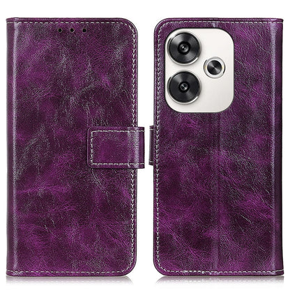 Retro Crazy Horse Texture เคสโทรศัพท์หนังพลิกแนวนอน, For Xiaomi Poco F6 / Redmi Turbo 3, For Xiaomi Poco F6 Pro, For Xiaomi Redmi K70 5G / K70 Pro 5G, For Xiaomi Redmi Note 13 Pro 4G/Poco M6 Pro 4G, For Xiaomi Redmi A3, For Xiaomi Redmi 13C            ...