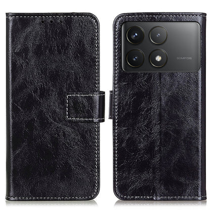 Retro Crazy Horse Texture เคสโทรศัพท์หนังพลิกแนวนอน, For Xiaomi Poco F6 / Redmi Turbo 3, For Xiaomi Poco F6 Pro, For Xiaomi Redmi K70 5G / K70 Pro 5G, For Xiaomi Redmi Note 13 Pro 4G/Poco M6 Pro 4G, For Xiaomi Redmi A3, For Xiaomi Redmi 13C            ...