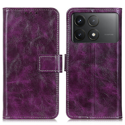 Retro Crazy Horse Texture เคสโทรศัพท์หนังพลิกแนวนอน, For Xiaomi Poco F6 / Redmi Turbo 3, For Xiaomi Poco F6 Pro, For Xiaomi Redmi K70 5G / K70 Pro 5G, For Xiaomi Redmi Note 13 Pro 4G/Poco M6 Pro 4G, For Xiaomi Redmi A3, For Xiaomi Redmi 13C            ...