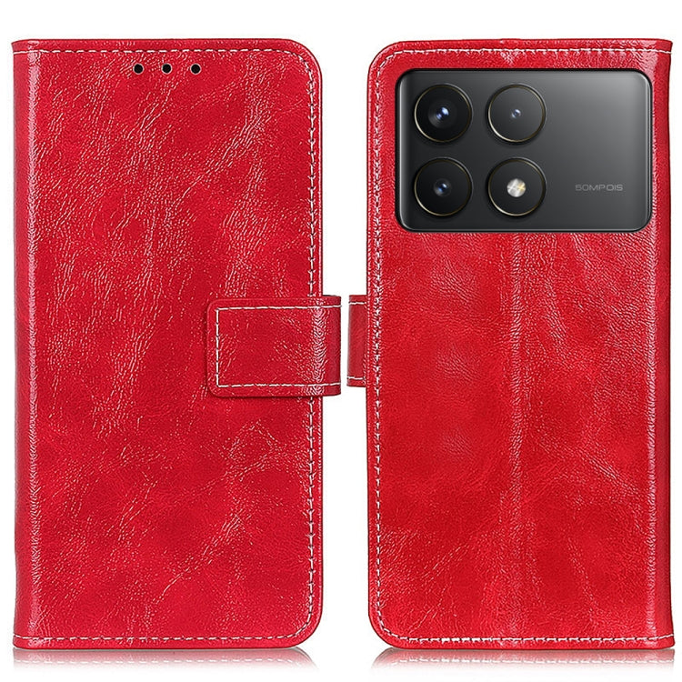 Retro Crazy Horse Texture เคสโทรศัพท์หนังพลิกแนวนอน, For Xiaomi Poco F6 / Redmi Turbo 3, For Xiaomi Poco F6 Pro, For Xiaomi Redmi K70 5G / K70 Pro 5G, For Xiaomi Redmi Note 13 Pro 4G/Poco M6 Pro 4G, For Xiaomi Redmi A3, For Xiaomi Redmi 13C            ...