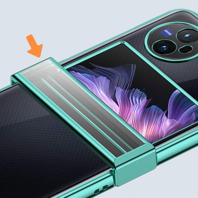 เคสโทรศัพท์ชุดสามชิ้นชุบด้วยไฟฟ้า, For vivo X Flip