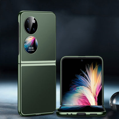 เคสโทรศัพท์พับหนังธรรมดาไฟฟ้า, For Huawei P50 Pocket