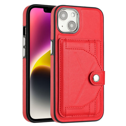 เคสโทรศัพท์หนังกันกระแทกพร้อมที่ใส่บัตร, For iPhone 14, For iPhone 15 Pro Max, For iPhone 14 Plus, For iPhone 15 Pro, For iPhone 14 Pro, For iPhone 15 Plus, For iPhone 14 Pro Max, For iPhone 15