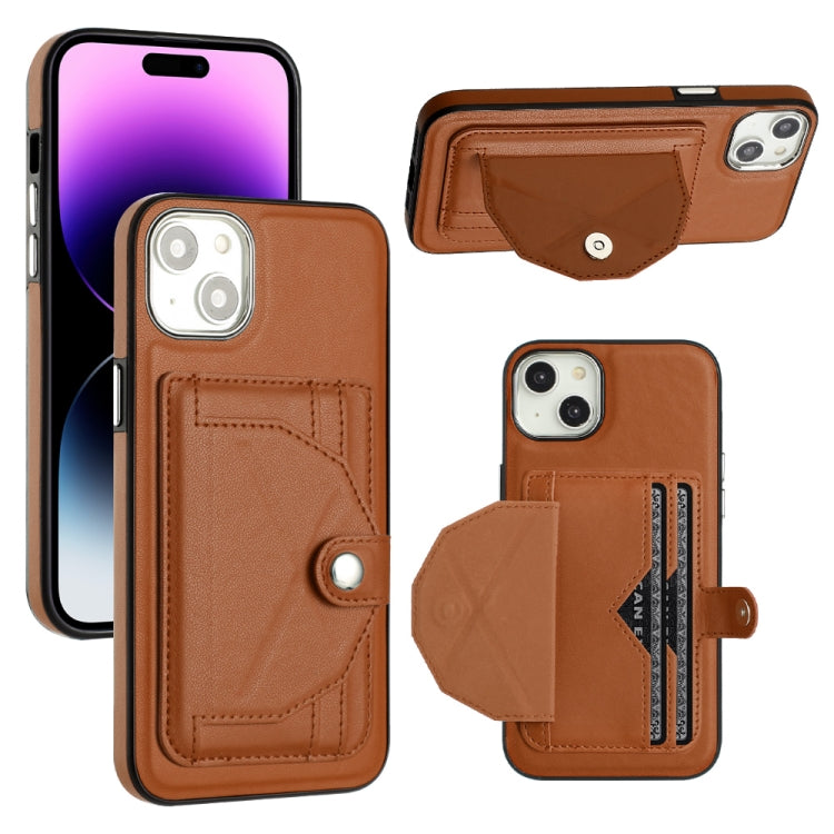 เคสโทรศัพท์หนังกันกระแทกพร้อมที่ใส่บัตร, For iPhone 14, For iPhone 15 Pro Max, For iPhone 14 Plus, For iPhone 15 Pro, For iPhone 14 Pro, For iPhone 15 Plus, For iPhone 14 Pro Max, For iPhone 15
