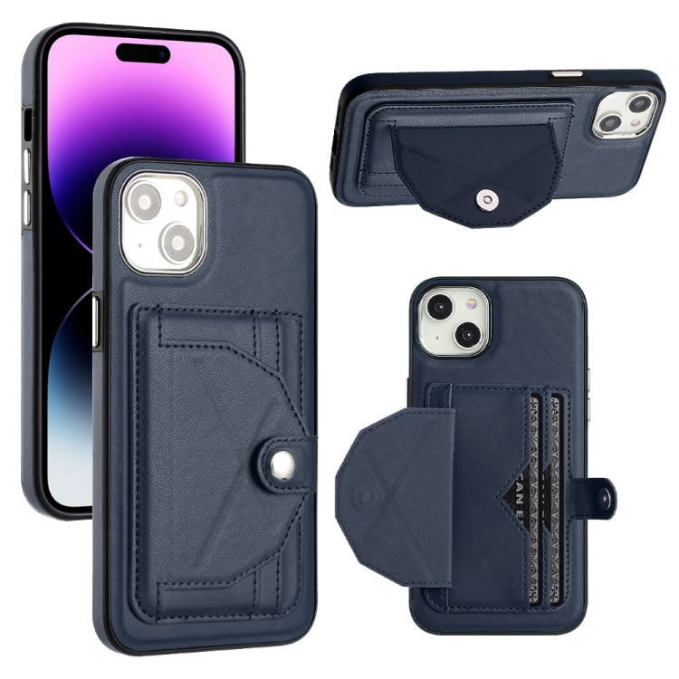 เคสโทรศัพท์หนังกันกระแทกพร้อมที่ใส่บัตร, For iPhone 14, For iPhone 15 Pro Max, For iPhone 14 Plus, For iPhone 15 Pro, For iPhone 14 Pro, For iPhone 15 Plus, For iPhone 14 Pro Max, For iPhone 15