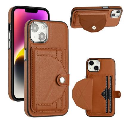เคสโทรศัพท์หนังกันกระแทกพร้อมที่ใส่บัตร, For iPhone 13, For iPhone 13 Pro, For iPhone 13 Pro Max, For iPhone 12 / 12 Pro, For iPhone 12 Pro Max, For iPhone 11, For iPhone 11 Pro, For iPhone 11 Pro Max
