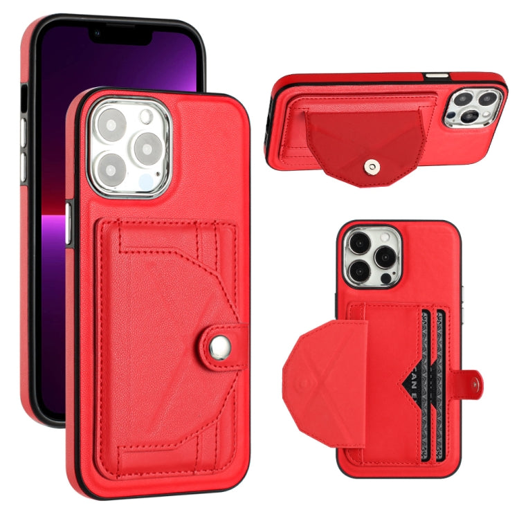 เคสโทรศัพท์หนังกันกระแทกพร้อมที่ใส่บัตร, For iPhone 13, For iPhone 13 Pro, For iPhone 13 Pro Max, For iPhone 12 / 12 Pro, For iPhone 12 Pro Max, For iPhone 11, For iPhone 11 Pro, For iPhone 11 Pro Max