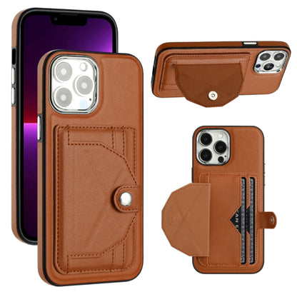 เคสโทรศัพท์หนังกันกระแทกพร้อมที่ใส่บัตร, For iPhone 13, For iPhone 13 Pro, For iPhone 13 Pro Max, For iPhone 12 / 12 Pro, For iPhone 12 Pro Max, For iPhone 11, For iPhone 11 Pro, For iPhone 11 Pro Max