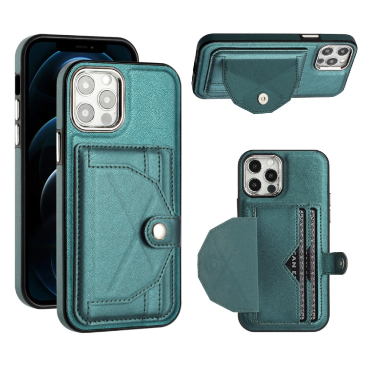 เคสโทรศัพท์หนังกันกระแทกพร้อมที่ใส่บัตร, For iPhone 13, For iPhone 13 Pro, For iPhone 13 Pro Max, For iPhone 12 / 12 Pro, For iPhone 12 Pro Max, For iPhone 11, For iPhone 11 Pro, For iPhone 11 Pro Max