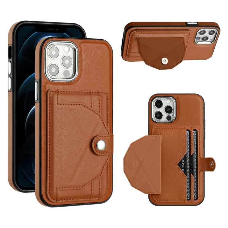 เคสโทรศัพท์หนังกันกระแทกพร้อมที่ใส่บัตร, For iPhone 13, For iPhone 13 Pro, For iPhone 13 Pro Max, For iPhone 12 / 12 Pro, For iPhone 12 Pro Max, For iPhone 11, For iPhone 11 Pro, For iPhone 11 Pro Max