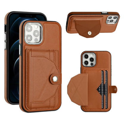 เคสโทรศัพท์หนังกันกระแทกพร้อมที่ใส่บัตร, For iPhone 13, For iPhone 13 Pro, For iPhone 13 Pro Max, For iPhone 12 / 12 Pro, For iPhone 12 Pro Max, For iPhone 11, For iPhone 11 Pro, For iPhone 11 Pro Max