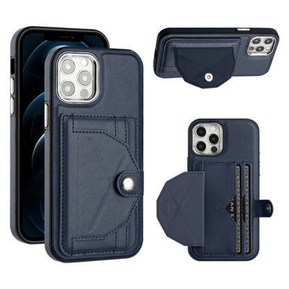 เคสโทรศัพท์หนังกันกระแทกพร้อมที่ใส่บัตร, For iPhone 13, For iPhone 13 Pro, For iPhone 13 Pro Max, For iPhone 12 / 12 Pro, For iPhone 12 Pro Max, For iPhone 11, For iPhone 11 Pro, For iPhone 11 Pro Max