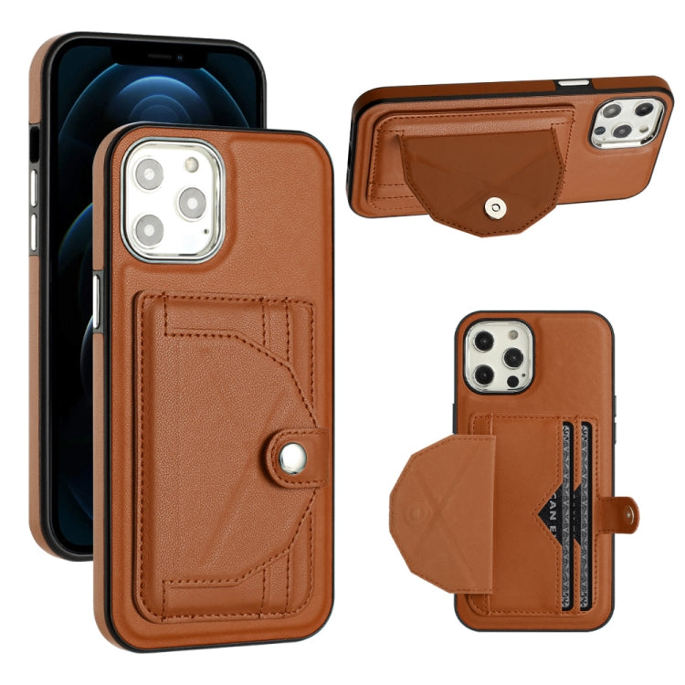 เคสโทรศัพท์หนังกันกระแทกพร้อมที่ใส่บัตร, For iPhone 13, For iPhone 13 Pro, For iPhone 13 Pro Max, For iPhone 12 / 12 Pro, For iPhone 12 Pro Max, For iPhone 11, For iPhone 11 Pro, For iPhone 11 Pro Max