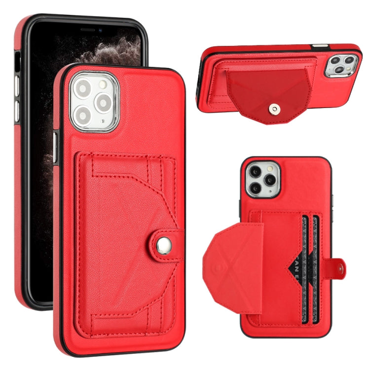 เคสโทรศัพท์หนังกันกระแทกพร้อมที่ใส่บัตร, For iPhone 13, For iPhone 13 Pro, For iPhone 13 Pro Max, For iPhone 12 / 12 Pro, For iPhone 12 Pro Max, For iPhone 11, For iPhone 11 Pro, For iPhone 11 Pro Max