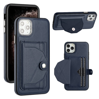 เคสโทรศัพท์หนังกันกระแทกพร้อมที่ใส่บัตร, For iPhone 13, For iPhone 13 Pro, For iPhone 13 Pro Max, For iPhone 12 / 12 Pro, For iPhone 12 Pro Max, For iPhone 11, For iPhone 11 Pro, For iPhone 11 Pro Max